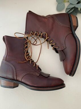 Durango Packer Lace Up Riding Boots Extra Wide